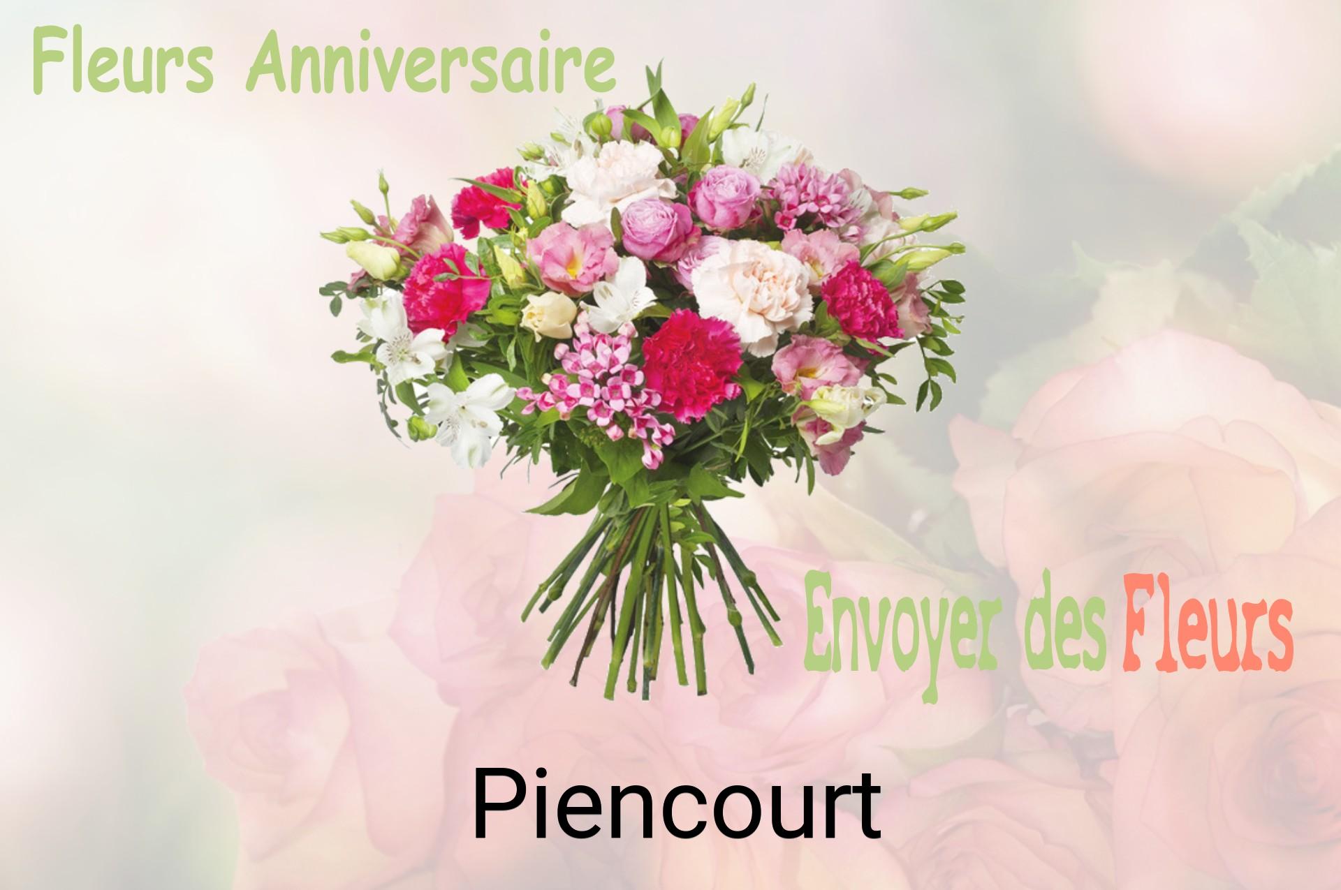 Bouquet de fleurs d’anniversaire livré à Piencourt